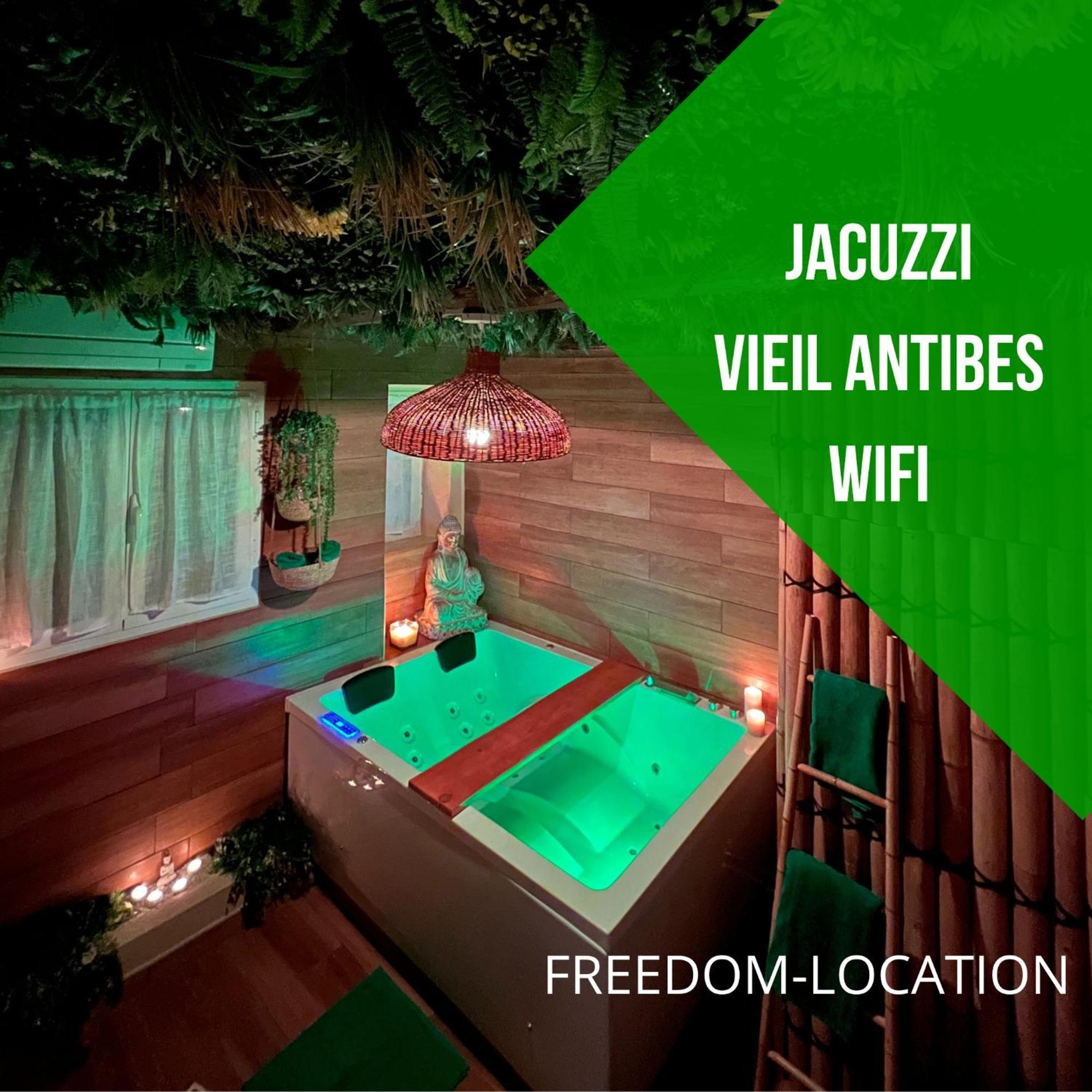 Le Balneo Jacuzzi Vieil Antibes Safranier Daire Dış mekan fotoğraf